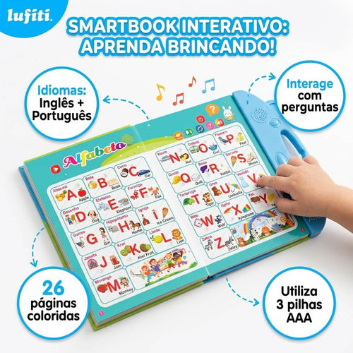 SmartBook Interativo infantil - Lufiti.
