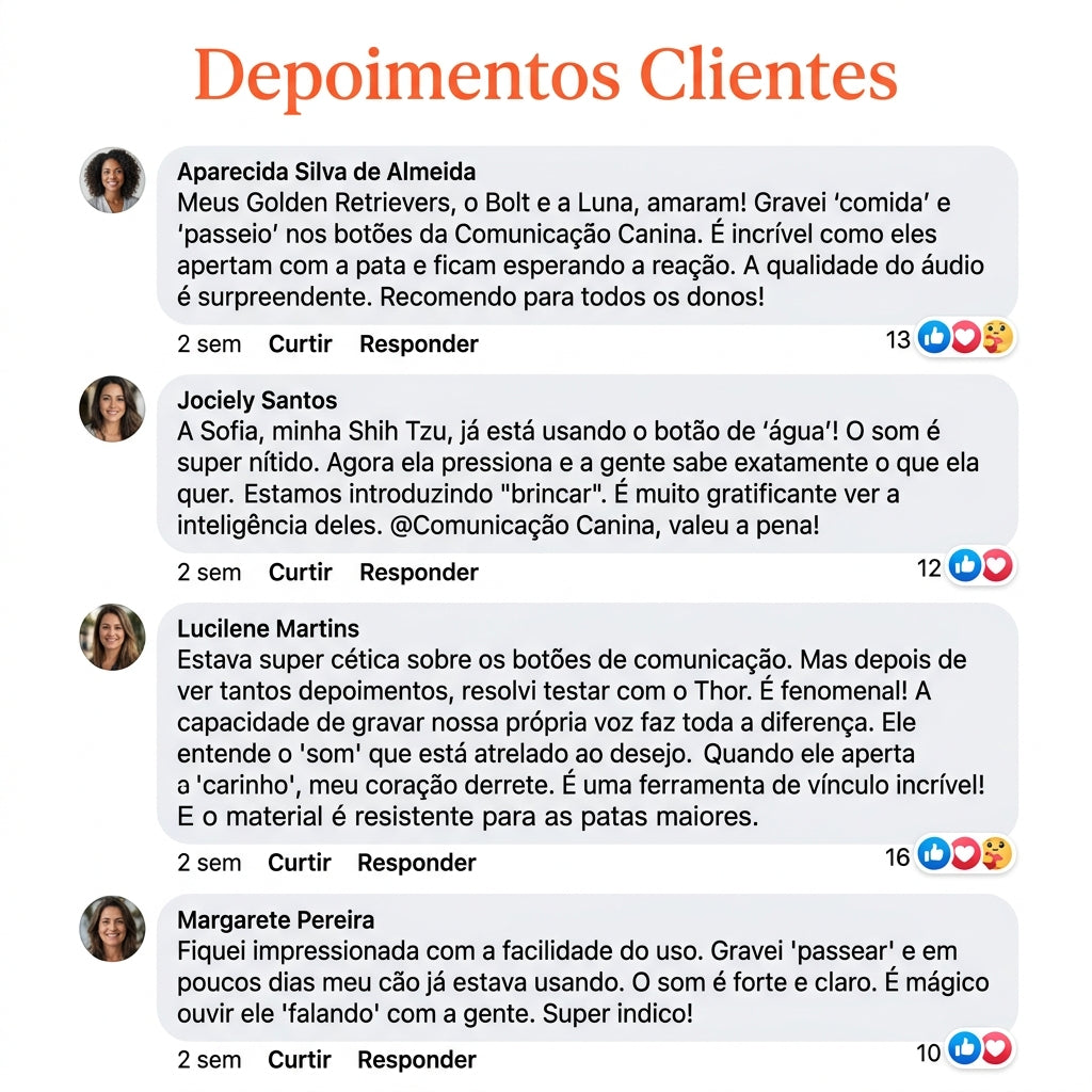 Botão De Gravação De Voz Para Comunicação Pet
